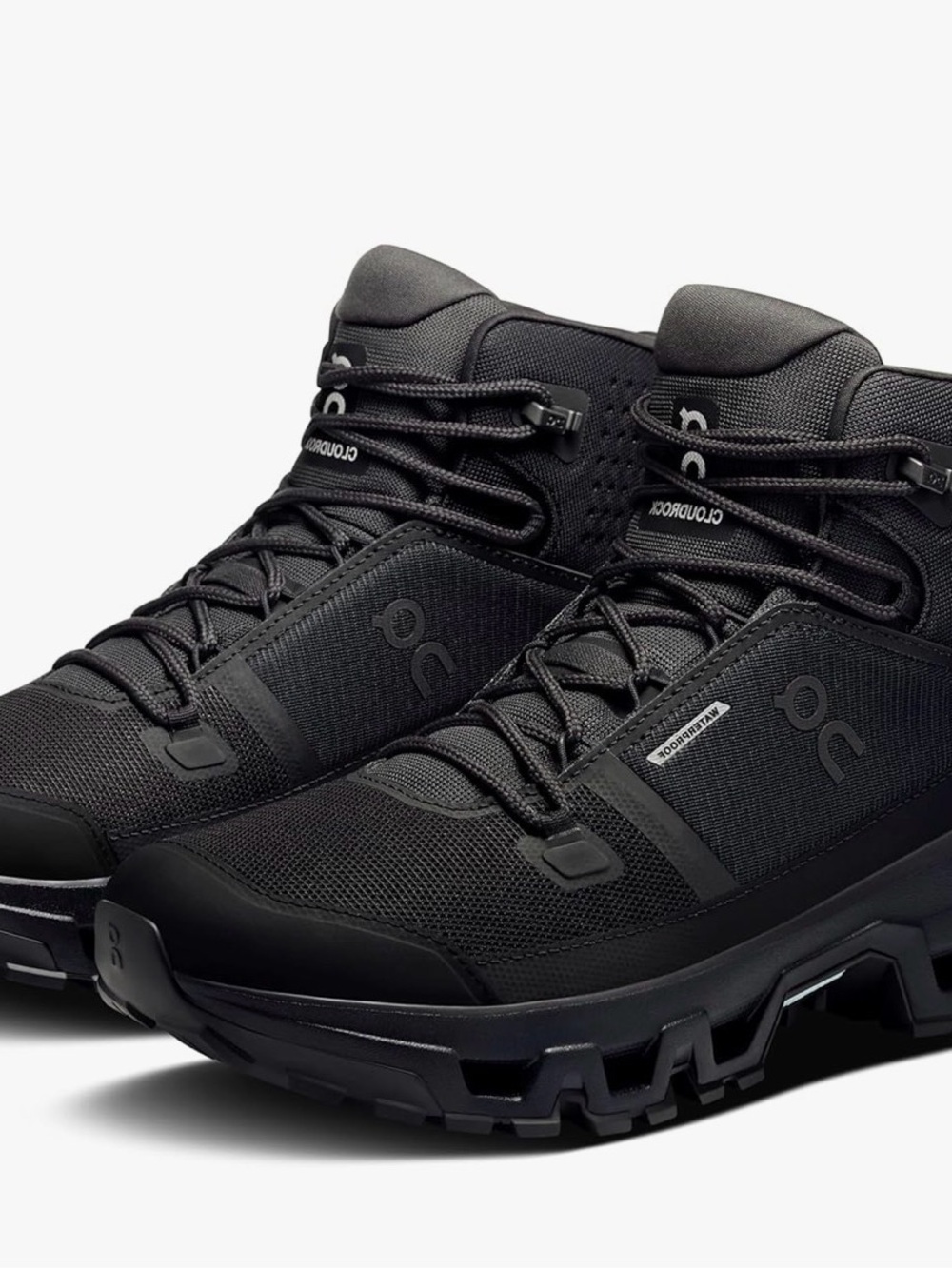 On Running Men’s Black Cloudrock Trail Boots